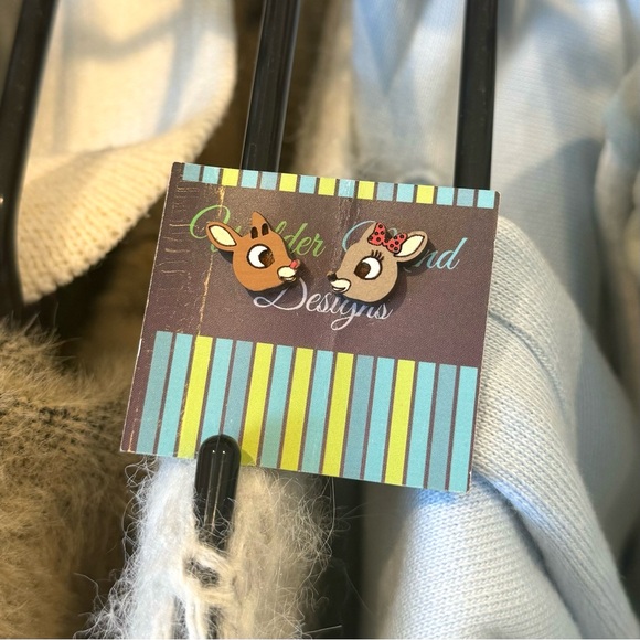 Jewelry - Wilder Mind Designs Co - Rudolph & Clarice Handmade Earrings